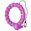 Custom Knots Weighted Hoola Fitness Hoop Smart Hula Thin Waist Weight Loss Knots Weighted Hoola Fitness Hoop Smart Hula Thin Waist Weight Loss - Pink