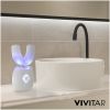 Whitening Toothbrush Ultrasonic U-Shaped Electric Toothbrush for Adults - White
