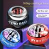 Wrist Trainer Ball Auto-Start Wrist Strengthener Gyroscopic Forearm Exerciser Gyro Ball For Strengthen Arms, Fingers, Wrist Bones And Muscles - BLACK
