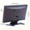 VoiceActivated Weather Clock Time Date Temperature and More - Black