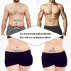 Electric Muscle Toner Machine ABS Toning Belt Simulation Fat Burner Belly Shaper - Black