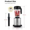 1500W Smoothie Maker High Power Blender with 10 Speeds - As show
