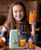 Slow cold juicer press extrusion grinding ancient method extraction pure juice rate 97%, smooth taste SUS304 food grade without BPA easy to clean 2 sp