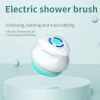 Electric Body Brush Set for Showering, Rechargeable Shower Brush for Body - White