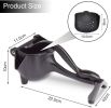 Manual Citrus Juicer; Hand Press Lemon Squeezer; Heavy Duty Juice Metal Aluminum Alloy Squeezer - default