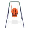 Toddler Swing Set with Safety Harness Orange - Orange