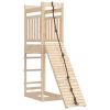 Outdoor Playset Solid Wood Pine - Brown