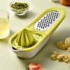Multifunctional Lemon Squeezer Juicer and Grater - Green