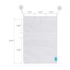 Bath Toy Organisers Set of 2 Large Size 14.16 x 19.67 in and 15.75 x 19.68 in Storage Net Bags for Baby Bathtub Toys 4 Strong Suction Cups Bathroom Sh
