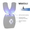 Whitening Toothbrush Ultrasonic U-Shaped Electric Toothbrush for Adults - White