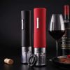 Automatic USB Charged Red Wine Bottle Opener - Black