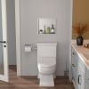 Brushed Stainless Steel Wall Shower  Niche , Double Recessed Shower Shelf for Bathroom - 14"x12" - Stytle1