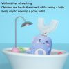Ultrasonic Kid's U-Shaped Electric Toothbrush; Three Cleaning Modes; 60S Smart Reminder; Food-grade Silicone; Cartoon Modeling Design - Pink