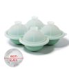 1pc Ice Cube Trays; Large Silicone Ice Cubes Mold; Ice Ball Maker; Round Ice Mold; Easy-Release; No Leakage; For Whiskey; Cocktail; Juice; Party - 4 i