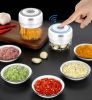 Quick Chop Powered Herbs; Veggie Chopper And Salsa Maker - PINK