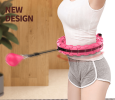 Lazy thin waist weight loss circle - Grapefruit pink - 24 knots