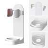 2pcs Electric Toothbrush Holder; Wall-mounted Household Toothbrush Rack - White