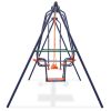 Swing Set with 5 Seats Orange - Orange