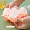 1pc Rose Shaped Ice Cube Tray; Silicone Ice Cube Mold; Kitchen Gadget - Ai Green