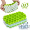 1pc Ice Tray Mold Honeycomb Silicone Ice Tray Hexagonal Ice Tray 37 Honeycomb Ice Trays - Set Green
