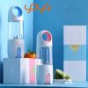 Fruit Juicer Blender Juice Cup Mini Electric USB Portable Rechargeable Travel High Quality 480ml 4 Blades - Blue