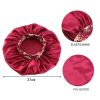 Satin Bonnet Silk Bonnet, Hair Bonnet for Sleeping - Coffee