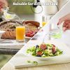2PCS Manual Lemon Juicer, Acrylic Manual Lemon Slice Squeezer, Portable Transparent Fruit Juicer - transparent