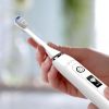 Electric Toothbrush Sonic Toothbrush, 5 Cleaning Modes for Dental Care, Screen Display, Gift Man/Woman, 4 Replacement Heads - picture shows