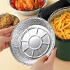 30pcs/set Air Fryer Disposable Aluminum Foil Liners; Non-stick Air Fryer Liner; Round Tin Foil Pans; Safe Round Foil Pie Pans For Baking; Storage - 6