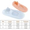 1pair Breathable And Soft Silicone Socks For Men And Women; Reusable Socks For Foot Pressure Relieve; Protectors Silicone To Prevent Foot Dry - White