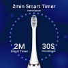 Electric Toothbrush Sonic Toothbrush, 5 Cleaning Modes for Dental Care, Screen Display, Gift Man/Woman, 4 Replacement Heads - picture shows