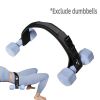 Hip Thrust Belt For Dumbbells Kettlebells; Booty Belt For Hip Thrust; Glute Bridge; Butt Workout; Lunges; Squat; Dips With 6mm Neoprene Padding - Blac