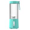 15.2OZ Portable Fruit Blender with 6 Blades Rechargeable Juice Cup for Shakes Smoothies Juice Personal Mini Fruit Mixer for Outdoor Gym Office - Blue