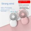 USB mini fan cartoon handheld fan portable desktop charging home electric fan gift - Pocket Generation 6-[White Deer]] - 138*78*28mm
