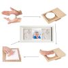 Baby Hand and Footprint Kit, Baby Footprint Kit, Newborn Keepsake Frame - White Clay