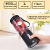 Portable Blender Smoothies Fruit Vegetable Juicer Machine USB Rechargeable Mixer - Black