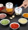 Quick Chop Powered Herbs; Veggie Chopper And Salsa Maker - WHITE