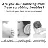 2 In 1 Double-Sided Bath Brush Long Handle Rubbing Back Bath Brushes Dual Purpose Body Brush Back Massage Shower Body Cleaning - white - CN