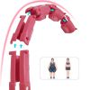 Fitness Ring Adjustable Sport Hoops Abdominal Thin Waist Exercise Detachable Massage Fitness Hoops Gym Home Training Weight Loss - Purple - 24 knots