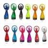 Water spray hand-held fan 2 AA batteries with ice and water fan students travel Creative Electric fan - White - 17*9cm