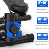 1pc,hiii,Steppers For Exercise At Home,Mini Stair Stepper 330 Lb Capacity,Workout Stepper Machine For Exercise,Mini Stepper With Resistance Bands - Bl