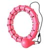 Custom Knots Weighted Hoola Fitness Hoop Smart Hula Thin Waist Weight Loss Knots Weighted Hoola Fitness Hoop Smart Hula Thin Waist Weight Loss - Pink