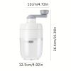 1pc Manual Ice Planer Household Smoothie Maker Small Manual Ice Breaker; Multifunctional Kitchen Cooking Tool - 1 PC