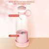 New Netstar Antioxidant Usb Charging Fruit Shake Cup Home Quick Juicer Multi-functional Mini Portable Juicer - Pink