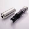 2pcs Stainless Steel Electric Automatic Pepper Mills Salt Grinder Silver - Silver