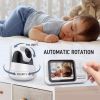 DBPOWER Video Baby Monitor, 3.5" LCD Baby Monitor with Camera and Audio Night Vision - White