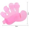 Pet Cat Grooming Comb Five Finger Pet Bath Brush Cat Dog Shower Massager Pet Grooming Deshedding Glove - PINK
